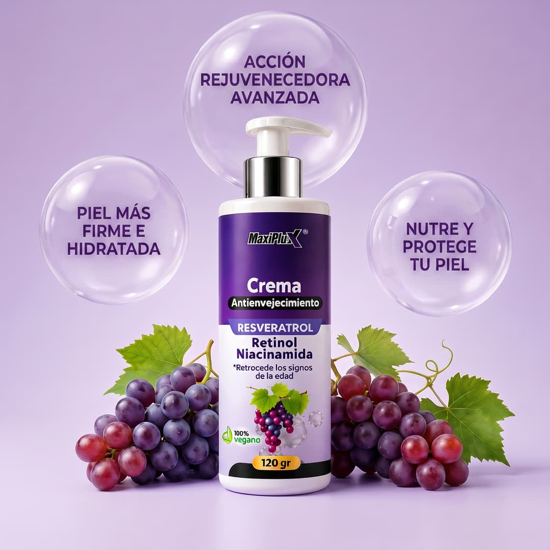 Crema Rejuvenecedora de Resveratrol